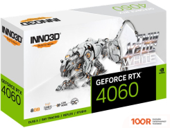 Видеокарта Inno3D GEFORCE RTX 4060 TWIN X2 OC WHITE N40602-08D6X-173051W (29794)