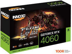 Видеокарта Inno3D GEFORCE RTX 4060 TWIN X2 OC N40602-08D6X-173051N (29793)