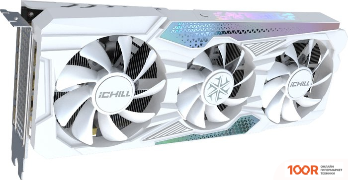 Видеокарта Inno3D GEFORCE RTX 4060 TI 8GB ICHILL X3 WHITE C406T3-08D6X-17113280 (29787)