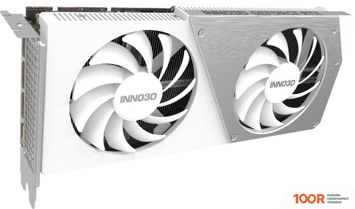 Видеокарта Inno3D GEFORCE RTX 4060 TI 16GB TWIN X2 OC WHITE N406T2-16D6X-178055W (29785)