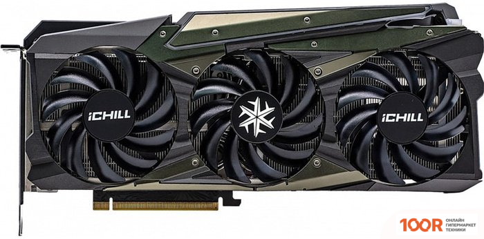 Видеокарта Inno3D GEFORCE RTX 3090 ICHILL X4 24GB GDDR6X C30904-246XX-1880VA36 (29781)