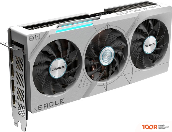 Видеокарта Gigabyte GEFORCE RTX 4070 TI SUPER EAGLE OC ICE 16G GV-N407TSEAGLEOC ICE-16GD (29557)
