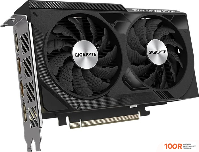 Видеокарта Gigabyte GEFORCE RTX 4060 WINDFORCE OC 8G GV-N4060WF2OC-8GD (29527)
