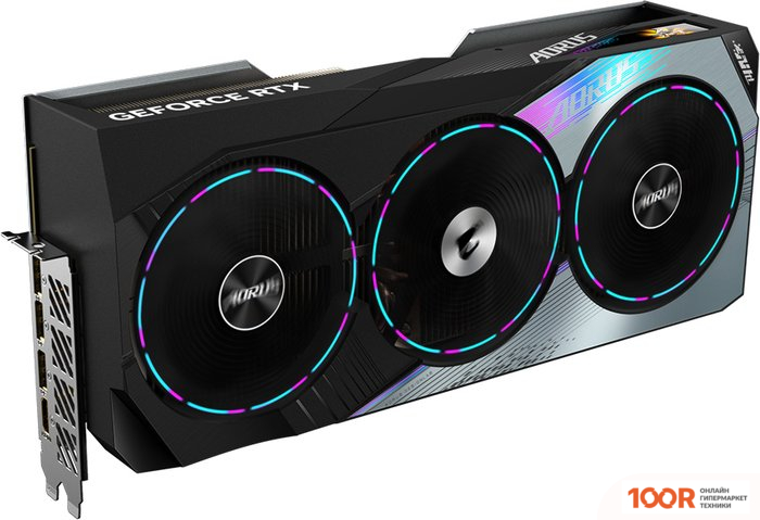 Видеокарта Gigabyte AORUS GEFORCE RTX 4090 MASTER 24G GV-N4090AORUS M-24GD (29347)