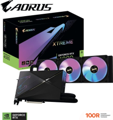 Видеокарта Gigabyte AORUS GEFORCE RTX 4080 16GB XTREME WATERFORCE GV-N4080AORUSX W-16GD (29343)