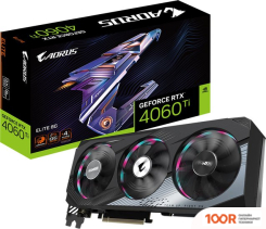 Видеокарта Gigabyte AORUS GEFORCE RTX 4060 TI ELITE 8G GV-N406TAORUS E-8GD (29335)