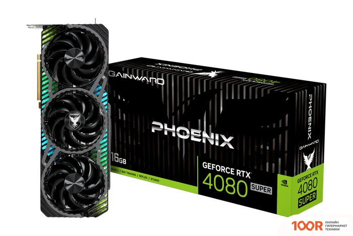 Видеокарта Gainward GEFORCE RTX 4080 SUPER PHOENIX NED408S019T2-1032X (29277)