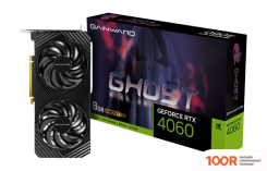 Видеокарта Gainward GEFORCE RTX 4060 GHOST OC V1 NE64060T19P1-1070B (29246)