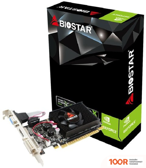 Видеокарта BIOSTAR GEFORCE G210 1GB DDR3 VN2103NHG6 (28936)