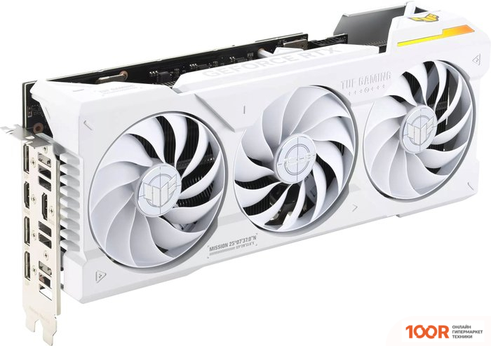 Видеокарта ASUS TUF GAMING GEFORCE RTX 4070 TI 12GB GDDR6X WHITE OC EDITION TUF-RTX4070TI-O12G-WHITE-GAMING (28874)