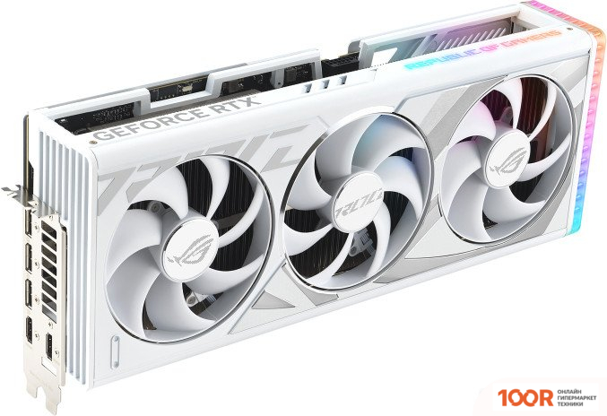 Видеокарта ASUS ROG STRIX GEFORCE RTX 4080 SUPER 16GB GDDR6X WHITE OC EDITION ROG-STRIX-RTX4080S-O16G-WHITE (28808)