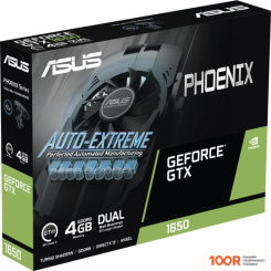 Видеокарта ASUS PHOENIX GEFORCE GTX 1650 OC 4GB GDDR6 V2 PH-GTX1650-O4GD6-P-V2 (28684)