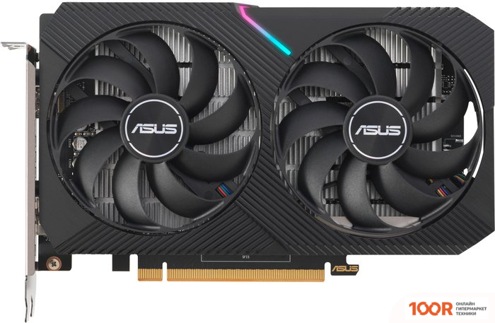 Видеокарта ASUS DUAL RADEON RX 6400 DUAL-RX6400-4G (28630)