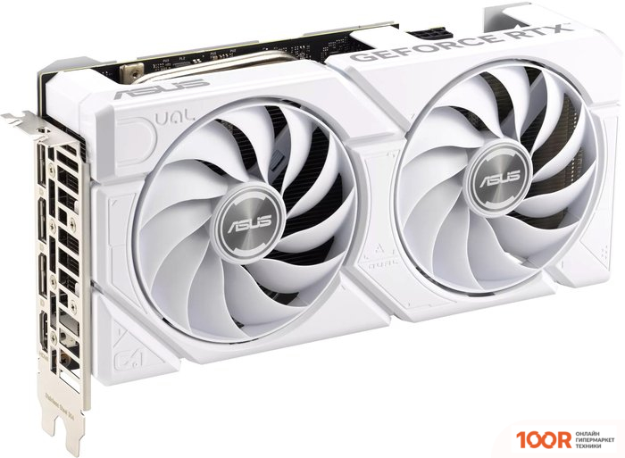 Видеокарта ASUS DUAL GEFORCE RTX 4060 TI EVO WHITE OC EDITION 8GB GDDR6 DUAL-RTX4060TI-O8G-EVO-WHITE (28594)