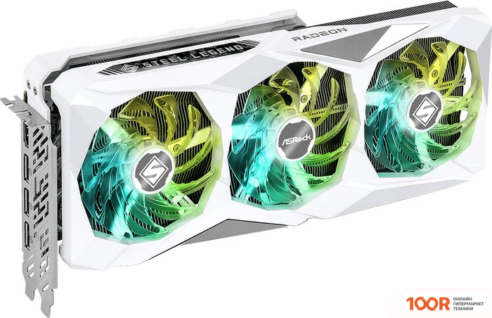 Видеокарта ASRock RADEON RX 7900 GRE STEEL LEGEND 16GB OC RX7900GRE SL 16GO (28529)