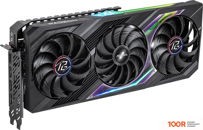 Видеокарта ASRock RADEON RX 7800 XT PHANTOM GAMING 16GB OC RX7800XT PG 16GO (28526)