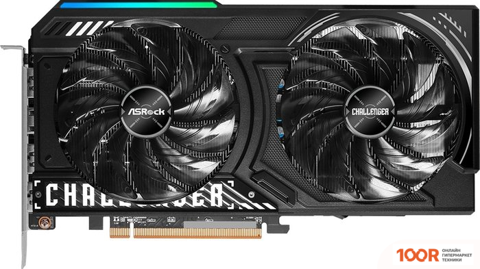Видеокарта ASRock RADEON RX 7650 GRE CHALLENGER 8GB OC+ RX7650GRE CL 8GP (28521)