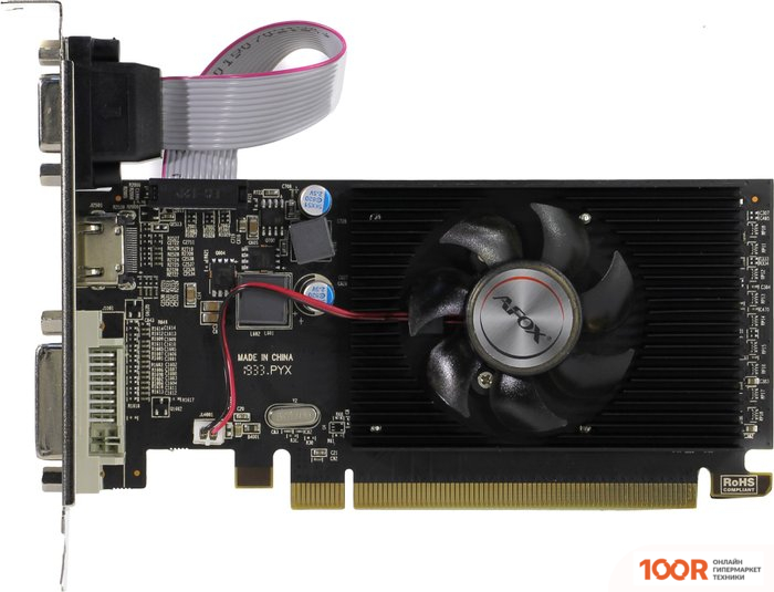 Видеокарта AFOX RADEON R5 230 2GB DDR3 AFR5230-2048D3L5 (28379)