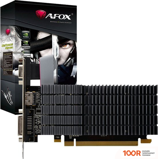 Видеокарта AFOX GEFORCE GT710 2GB DDR3 AF710-2048D3L5 (28289)