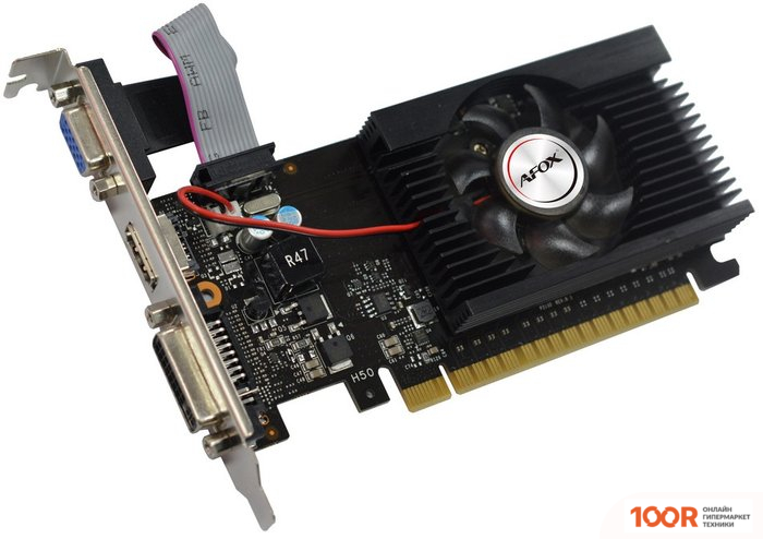 Видеокарта AFOX GEFORCE GT710 1GB DDR3 AF710-1024D3L5-V3 (28285)