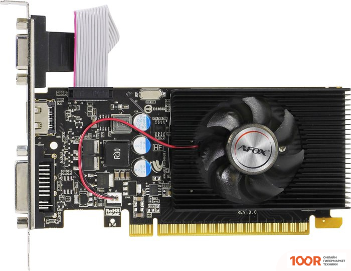 Видеокарта AFOX GEFORCE GT 730 2GB DDR3 AF730-2048D3L6 (28264)