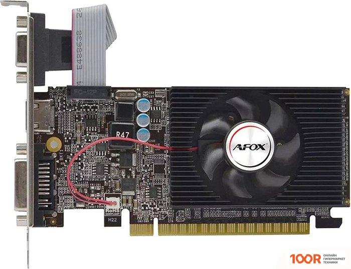 Видеокарта AFOX GEFORCE GT 610 1GB GDDR3 AF610-1024D3L7-V6 (28254)