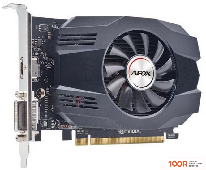Видеокарта AFOX GEFORCE GT 1030 4GB GDDR4 AF1030-4096D4H5 (28248)