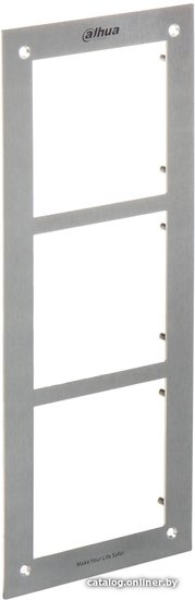 Dahua DHI-VTOF003 МЕТАЛЛИЧЕСКАЯ РАМКА ДЛЯ 3-Х МОДУЛЕЙ (27914)