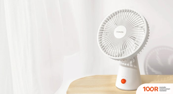 Вентилятор Xiaomi MIJIA DESKTOP MOBILE FAN ZMYDFS01DM (С ПЕРЕХОДНИКОМ НА ЕВРОВИЛКУ) (27410)