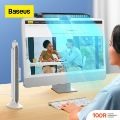 Вентилятор Baseus REFRESHING MONITOR CLIP-ON & STAND-UP DESK FAN (БЕЛЫЙ) (26356)