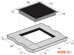 Варочная панель ZUGEL ZEH603B (26222)