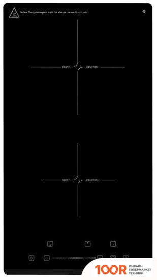 Варочная панель ZorG INO31 BLACK (26180)