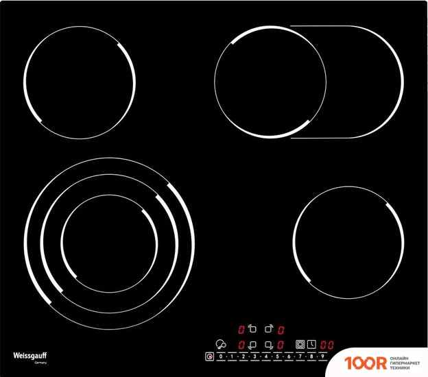 Варочная панель Weissgauff HVF 643 BS (25862)