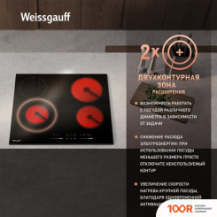 Варочная панель Weissgauff HV 641 BSG (25856)