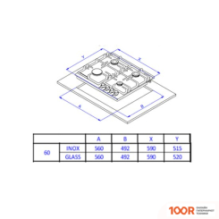 Варочная панель Weissgauff HGG 641 XB (25774)