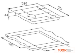 Варочная панель Weissgauff HGG 641 BV (25761)