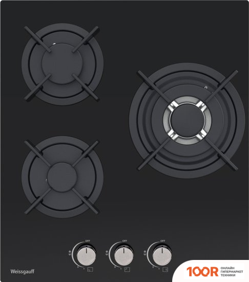 Варочная панель Weissgauff HGG 451 BGH NANO GLASS (25723)