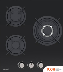 Варочная панель Weissgauff HGG 451 BGH NANO GLASS (25723)