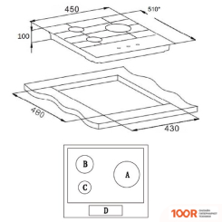 Варочная панель Weissgauff HGG 431 XR (25713)