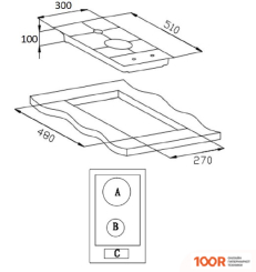 Варочная панель Weissgauff HGG 320 XR (25709)