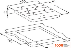 Варочная панель Weissgauff HG 451 BGH (25682)