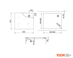 Варочная панель Smeg SIM3644D (25463)