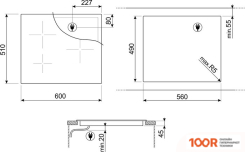 Варочная панель Smeg SI5632D (25442)