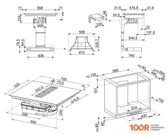 Варочная панель Smeg HOBD472D (25377)