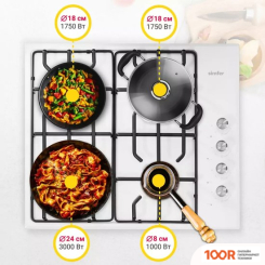 Варочная панель Simfer H60Q40W412 (25356)