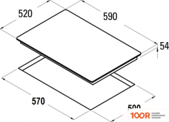 Варочная панель Schtoff IT4603 WHITE (25221)