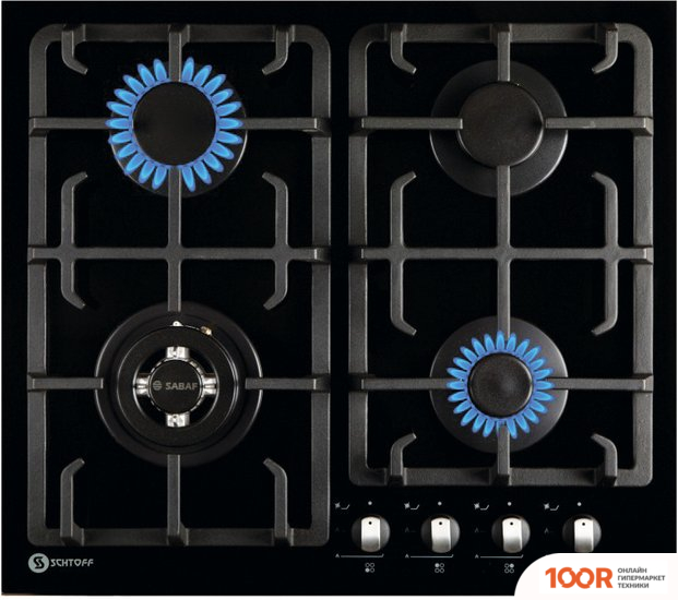 Варочная панель Schtoff H 6026 P13 IS (ЧЕРНОЕ СТЕКЛО) (25185)