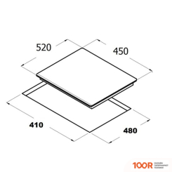 Варочная панель Schtoff H 4502P05 IS (ЧЕРНОЕ СТЕКЛО) (25183)