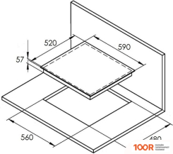 Варочная панель Monsher MHI 6112 (24830)