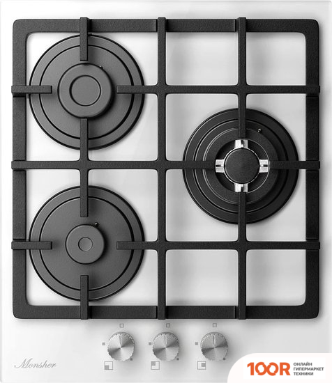 Варочная панель Monsher MGG 45 BLANC (24801)